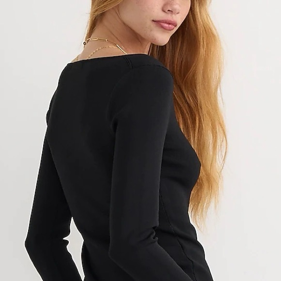 J.Crew Scoopneck midi sweater-dress - Picture 2 of 5